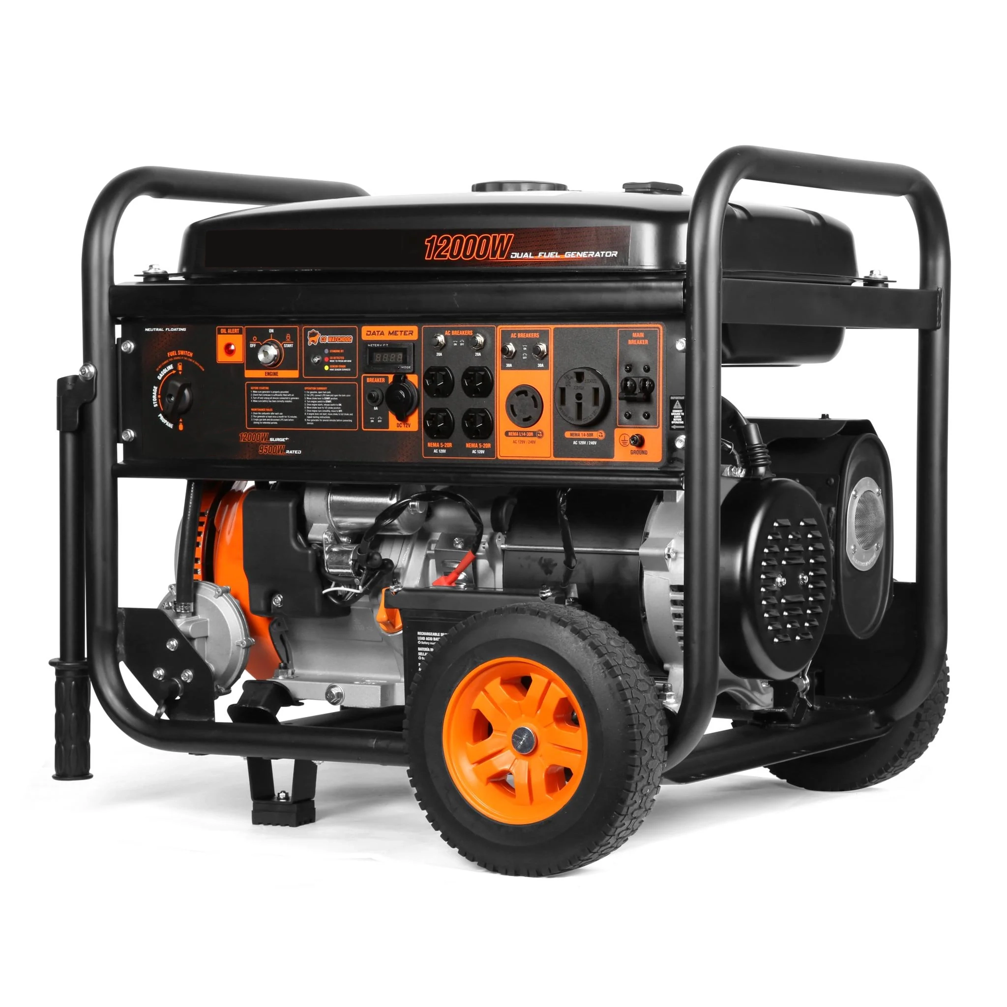 12000 Watts - Generador de Arranque Eléctrico Dual - Imagen 3