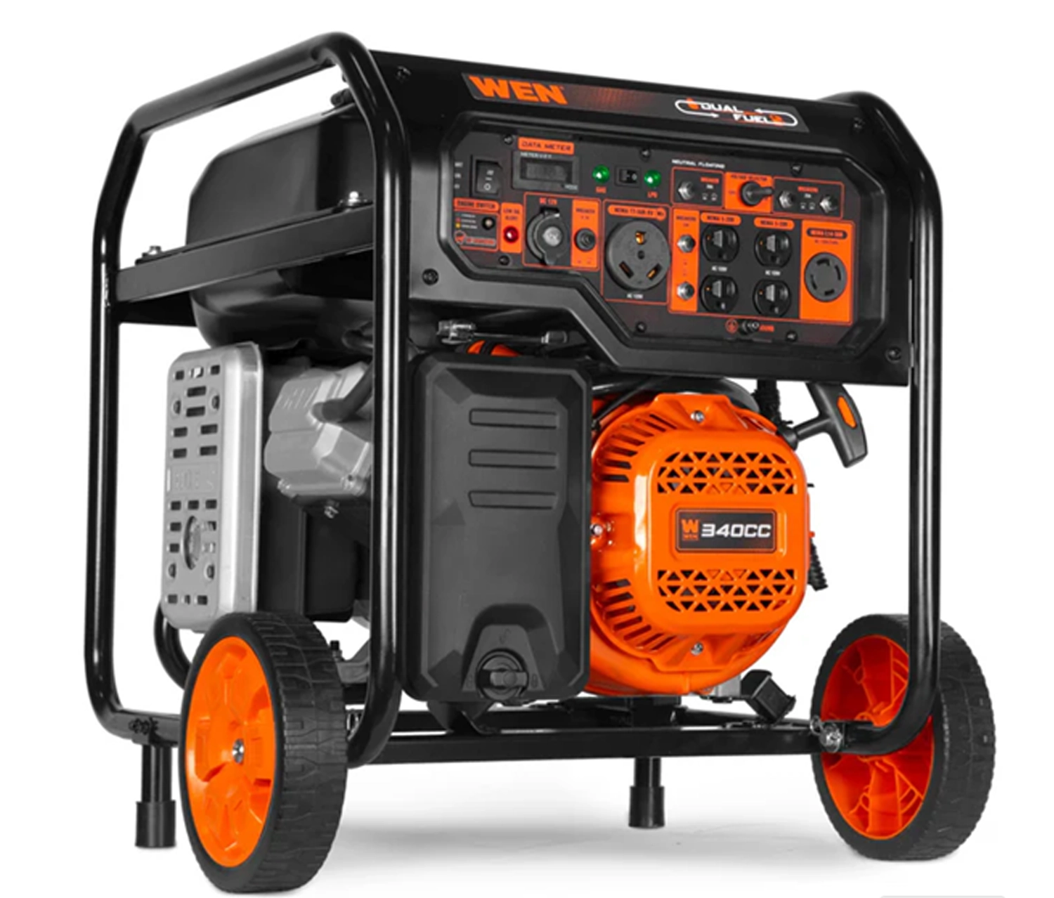 8000 Watts - Generador de Arranque Eléctrico Dual